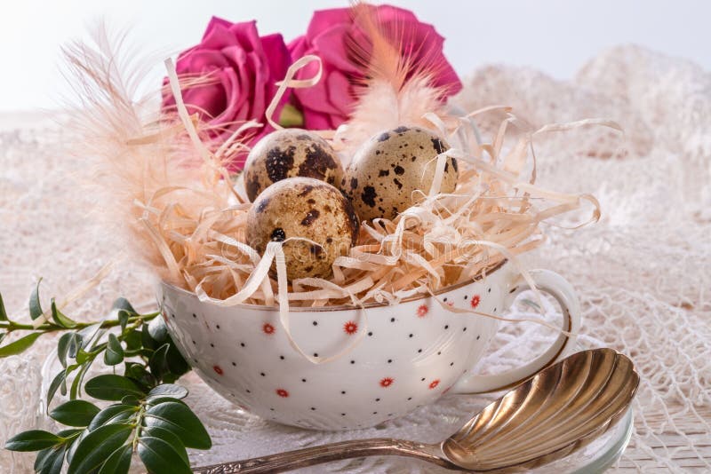 Quail s eggs stock photo. Image of fragility, pattern 38946910