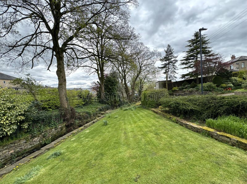 Green Space, with a Sloping Lawn, Plants and Bushes in, Bradley