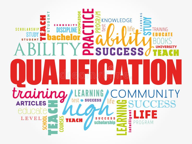 Qualification Word Cloud Education Concept Stock Illustration qualification-word-cloud-education-concept-stock-illustration
