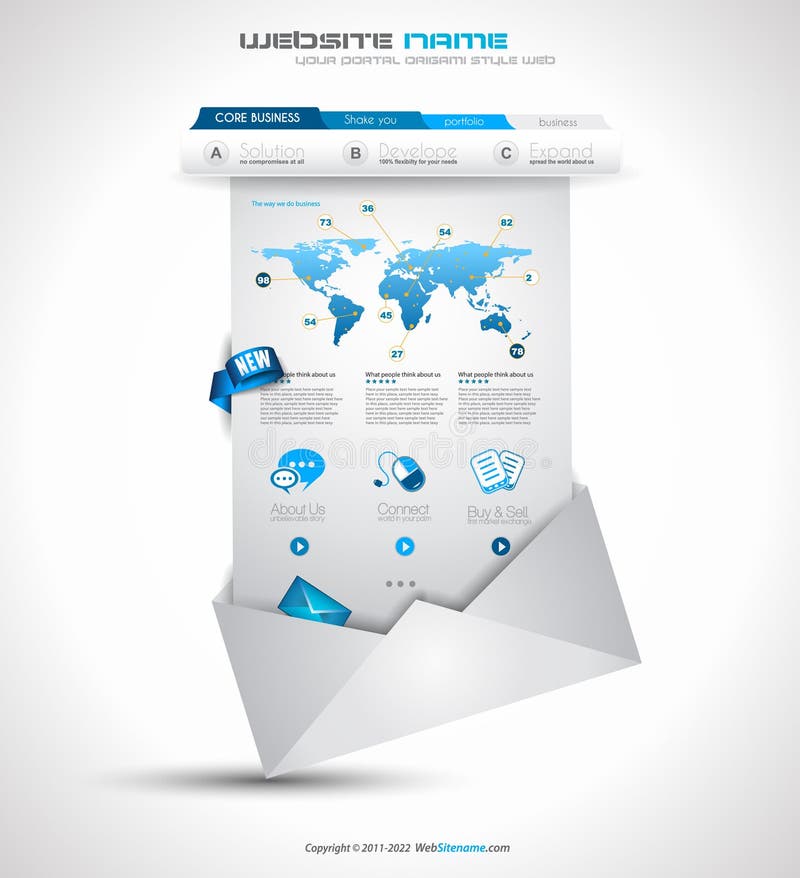 Quality clean web elements for blog and sites. vector illustration