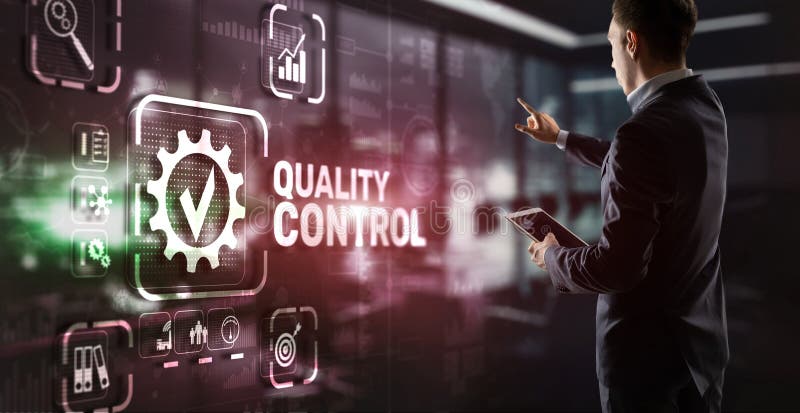 Qualitätssicherungsstandards Business Technology Concept stockfotografie