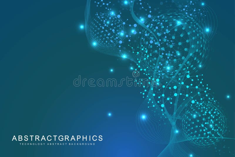 Quantum computing. Quantum processing. Artificial intelligence quantum computer technology concept. Future new royalty free illustration