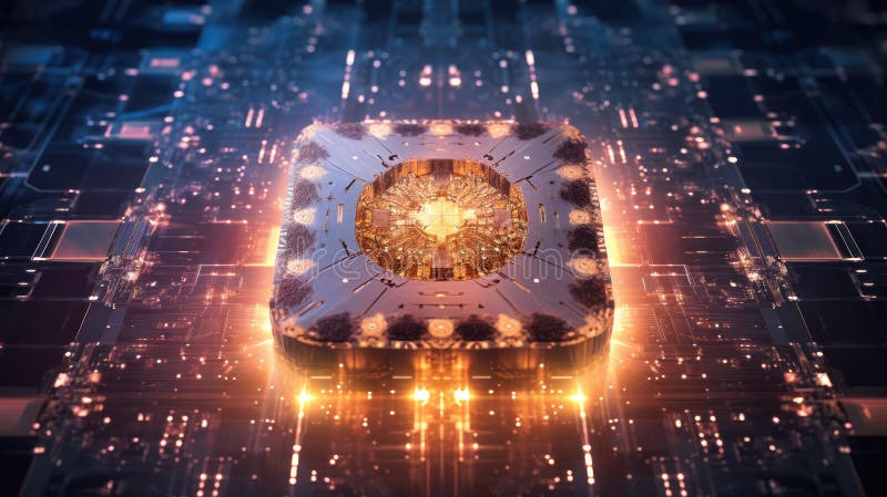 Quantum Computing Unveiled: Exploring the Principle vector illustration