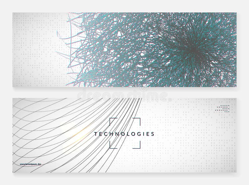 Quantum innovation computer. Digital technology. vector illustration