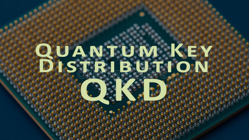 Quantum Key Distribution (QKD) A method for secure communication using quantum mechanics to securely exchange encryption keys. Quantum keys stock images, royalty-free photos and pictures