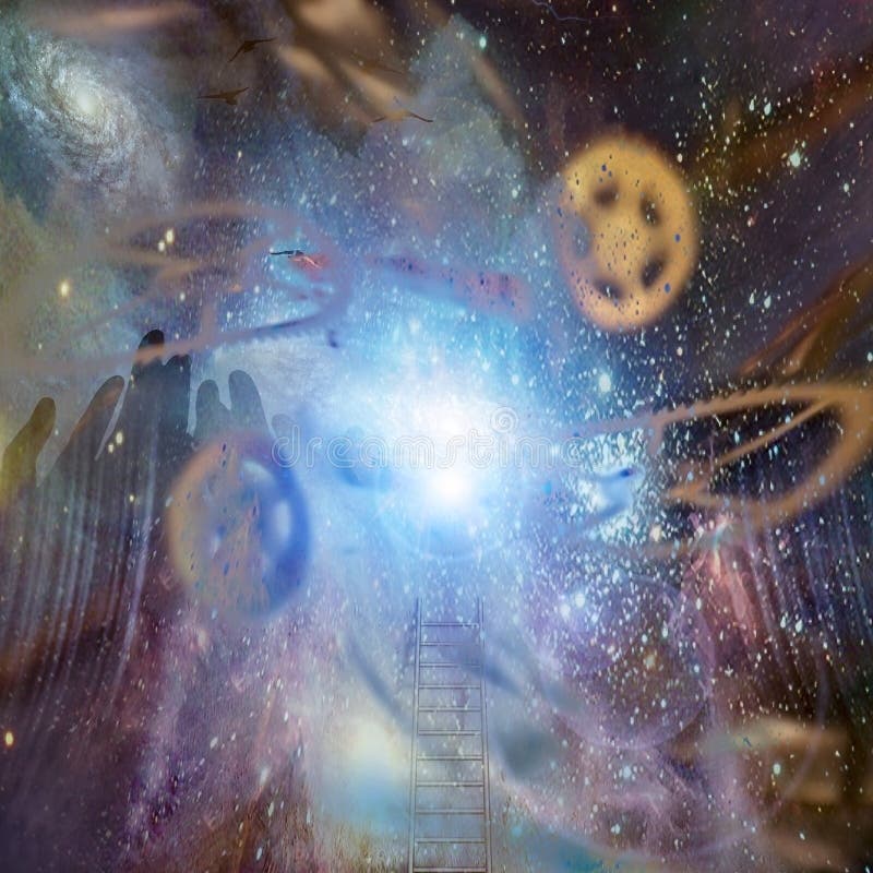 Quantum of time royalty free illustration