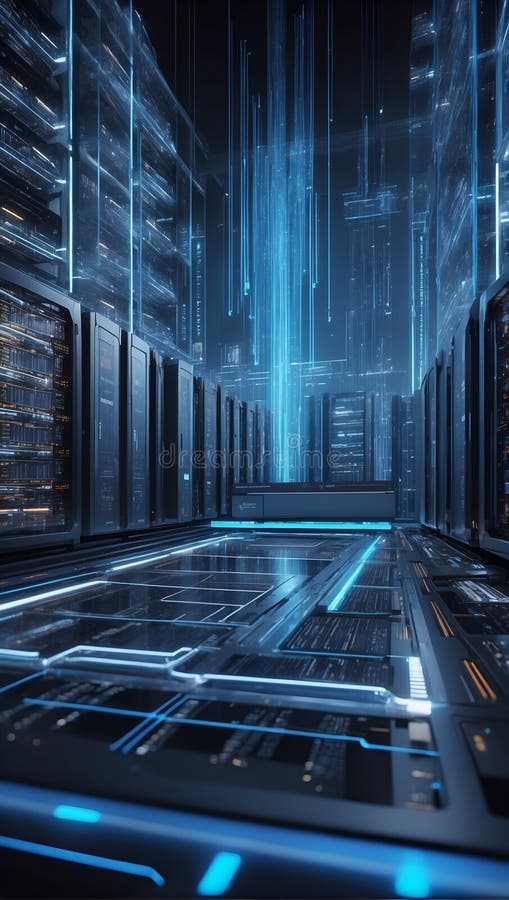 Quantumquotient Utopie : Gestaltung einer utopischen Datenvision von morgen. ai generieren lizenzfreie abbildung