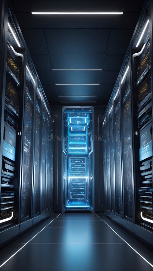 Quantumquotients digital aurora 3D Lichter von morgen. ai generieren lizenzfreie abbildung