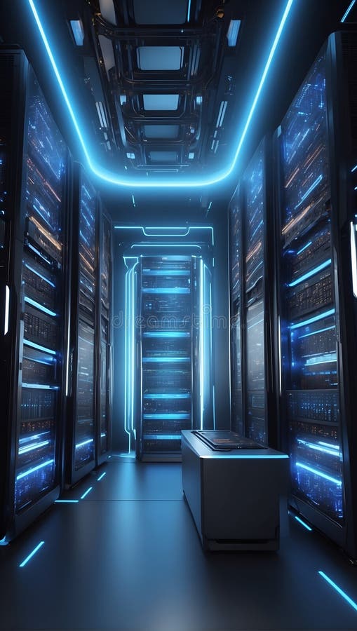 Quantumquotients digital aurora 3D Lichter von morgen. ai generieren vektor abbildung