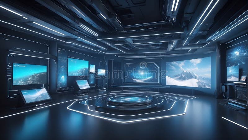 Quantumquoziente scomposto : esplorazione dei dati come frontiera. generazione di aiuti royalty illustrazione gratis