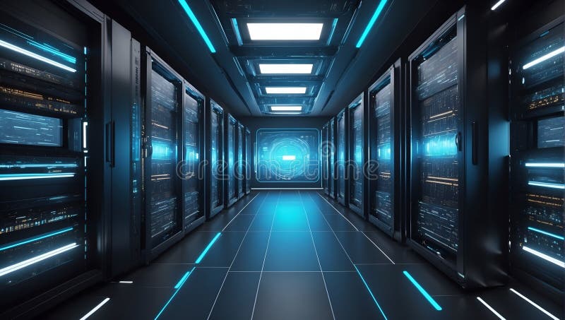 Quantumquoziente scomposto : futuro dei dati. generazione di aiuti royalty illustrazione gratis