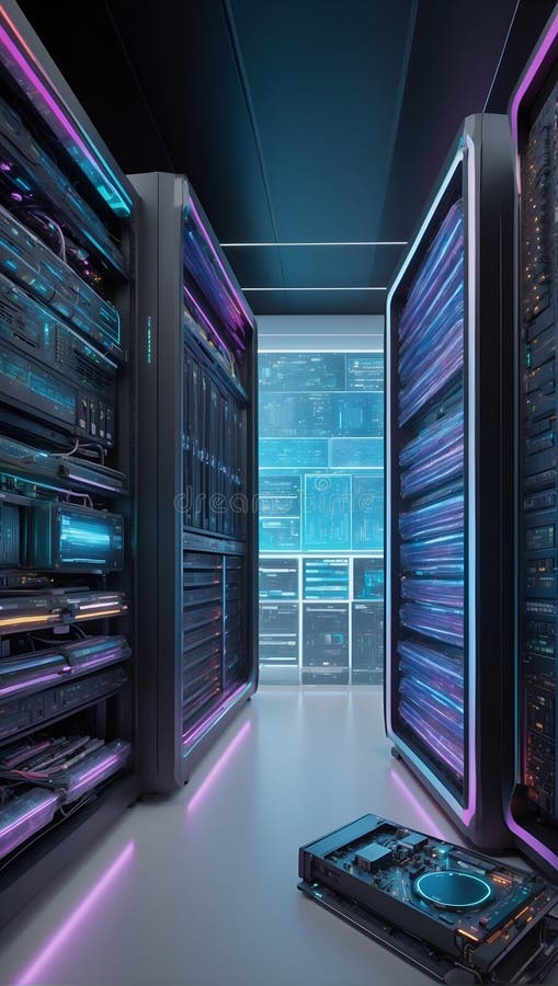 Quantumquoziente scomposto : orizzonti di dati all'avanguardia. generazione di aiuti illustrazione vettoriale