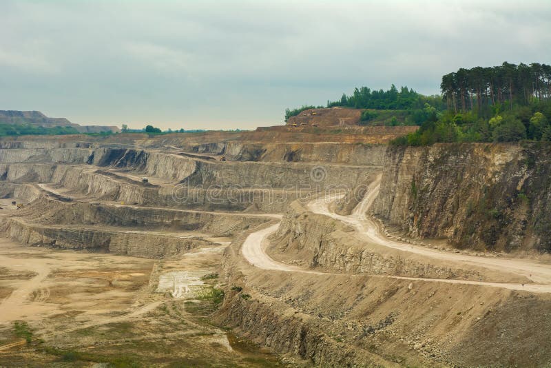 Quarry stock image. Image of career, cement, vehicle - 40926367