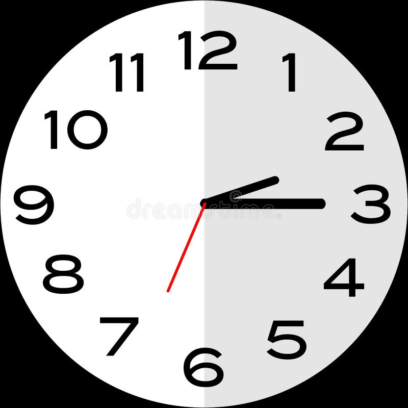 Quart passé 2 horloge icône d'horloge analogique. Quart passé 2 horloge ou quinze minutes passé deux horloge horloge horloge analogique. conception d'icône utilisation d'illustration conception plate