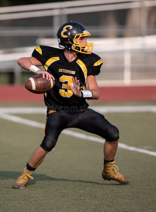Quarterback fotografie stock libere da diritti