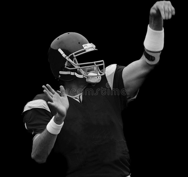 Quarterback stock photo. Image of center, sports, tackle 234026