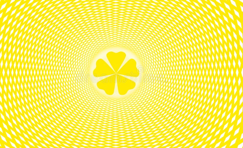 Quatrefoil quarterfoil abstract yellow sun. Quatrefoil quarterfoil abstract yellow sun