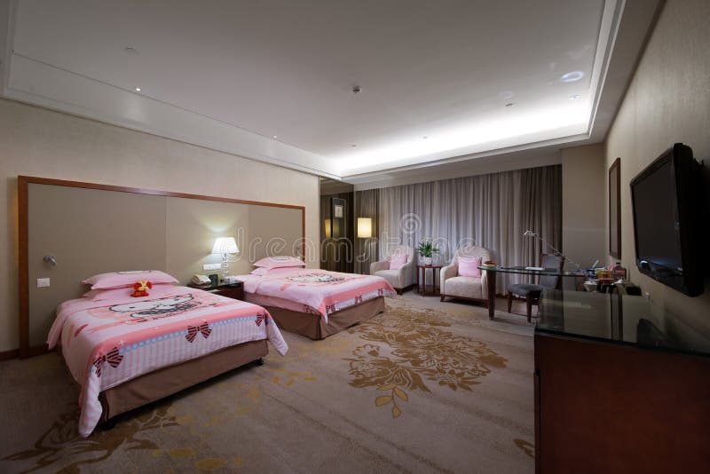 Quarto do hotel imagem de stock