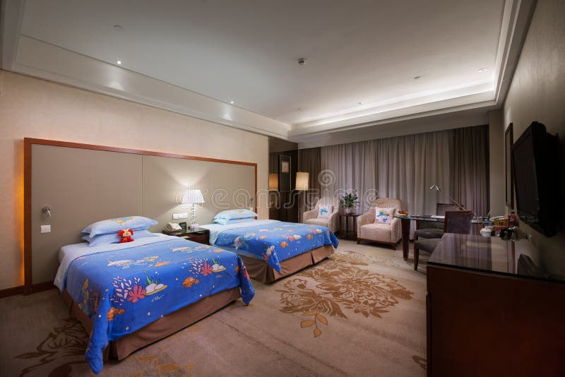 Quarto do hotel imagem de stock