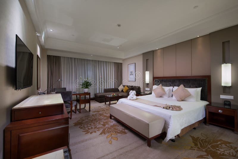 Quarto de hotel imagens de stock