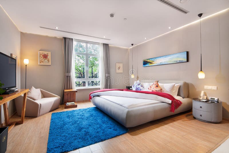 Quarto de hotel imagem de stock