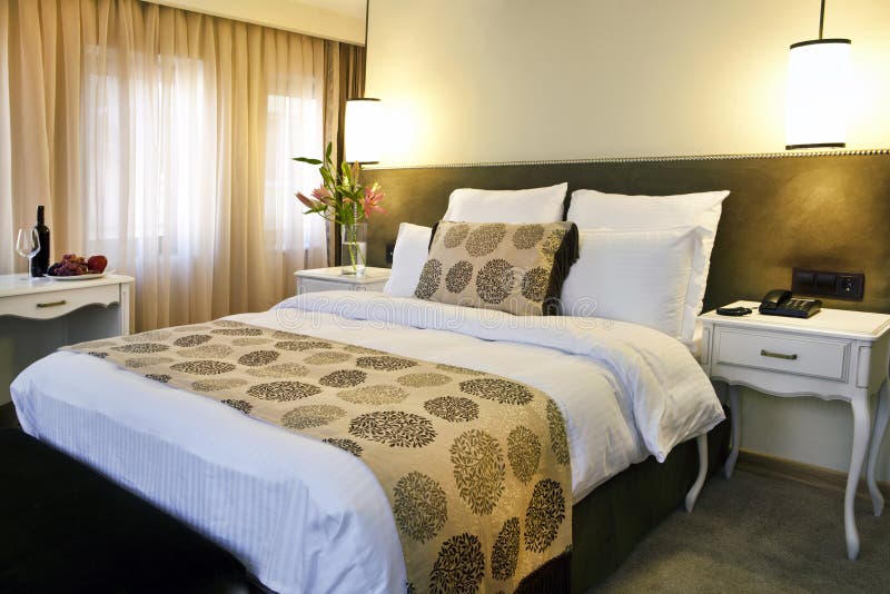 Quarto do hotel imagens de stock royalty free Quarto do hotel imagens de stock royalty free