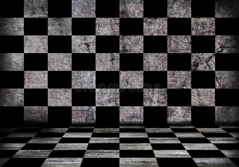 Tabuleiro de xadrez sujo ilustração stock. Ilustração de esporte - 8918448