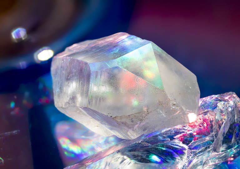 Quartz Crystal Rainbows stock photo. Image of geological 92985340