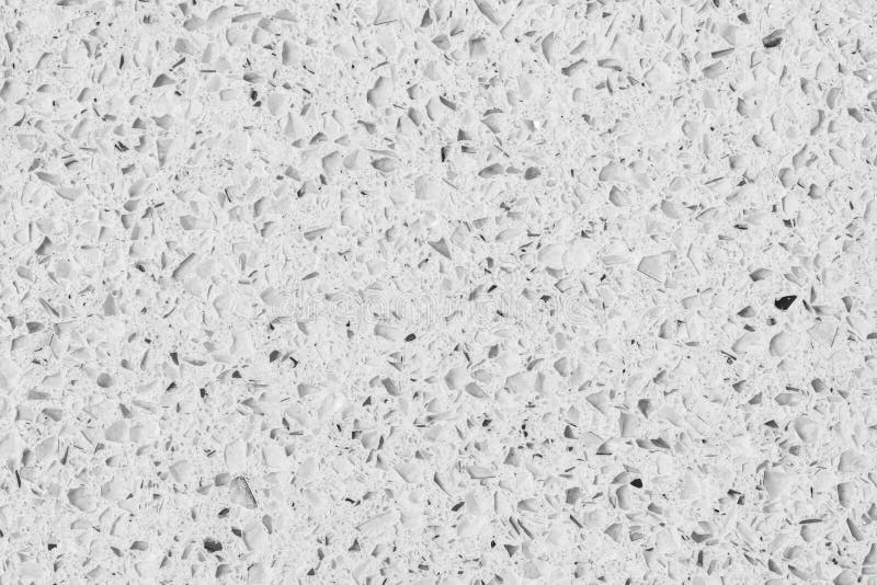 Quartz Surface White for Bathroom or Kitchen Countertop Stock Photo