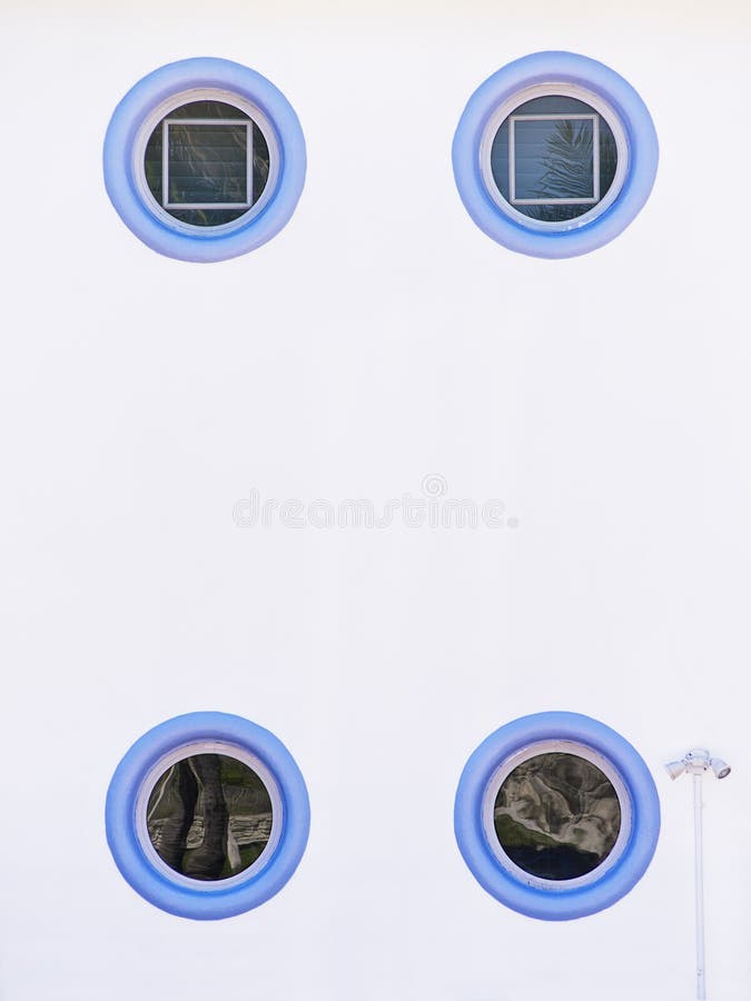 Quatre art déco Windows image stock Quatre art déco Windows image stock