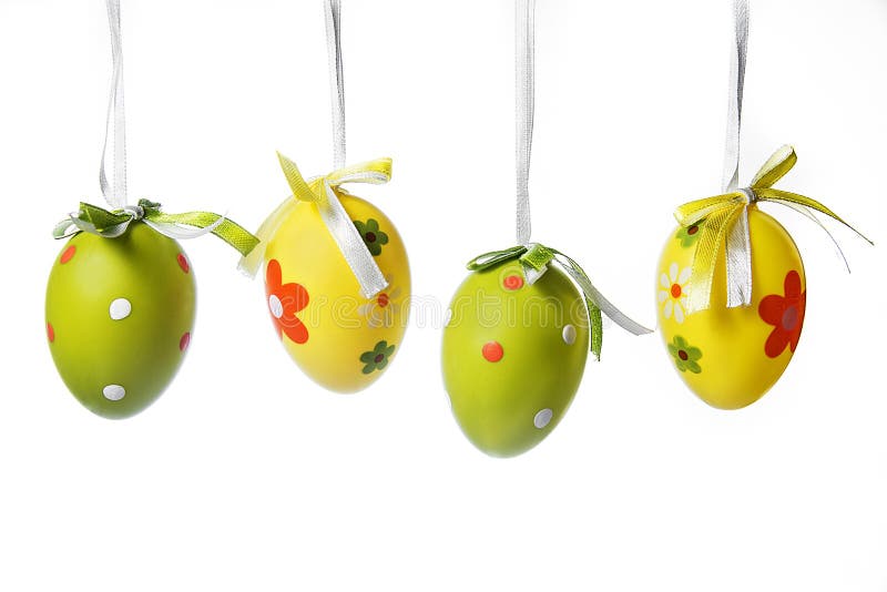Quatre oeufs de pâques image libre de droits Quatre oeufs de pâques image libre de droits