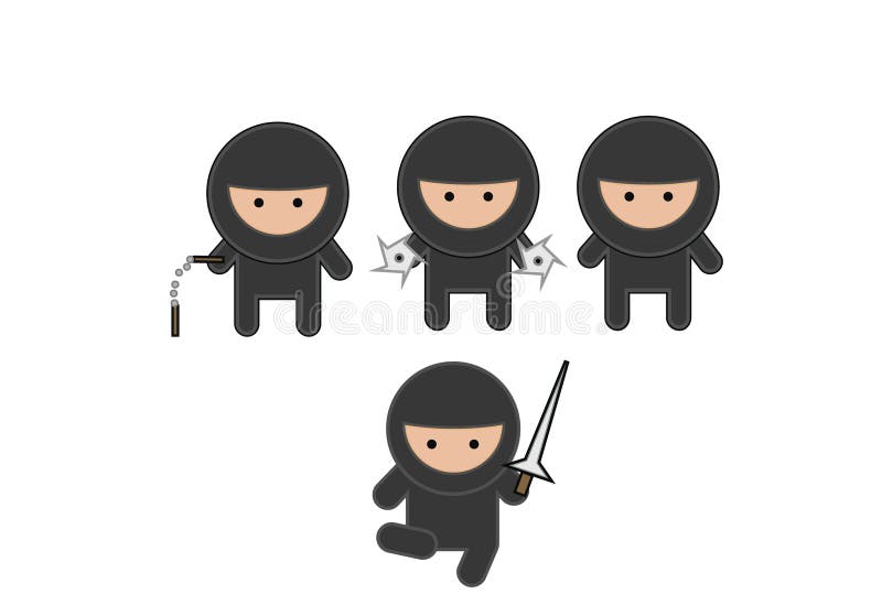 Ninjas Ilustrações, Vetores E Clipart De Stock – (266 Stock