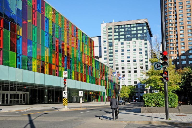 Quebec; Canada June 25 2018 the Convention Centre of Montreal