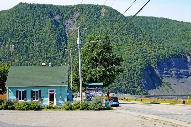 Quebec; Canada June 25 2018 Small Village of Riviere a Claude