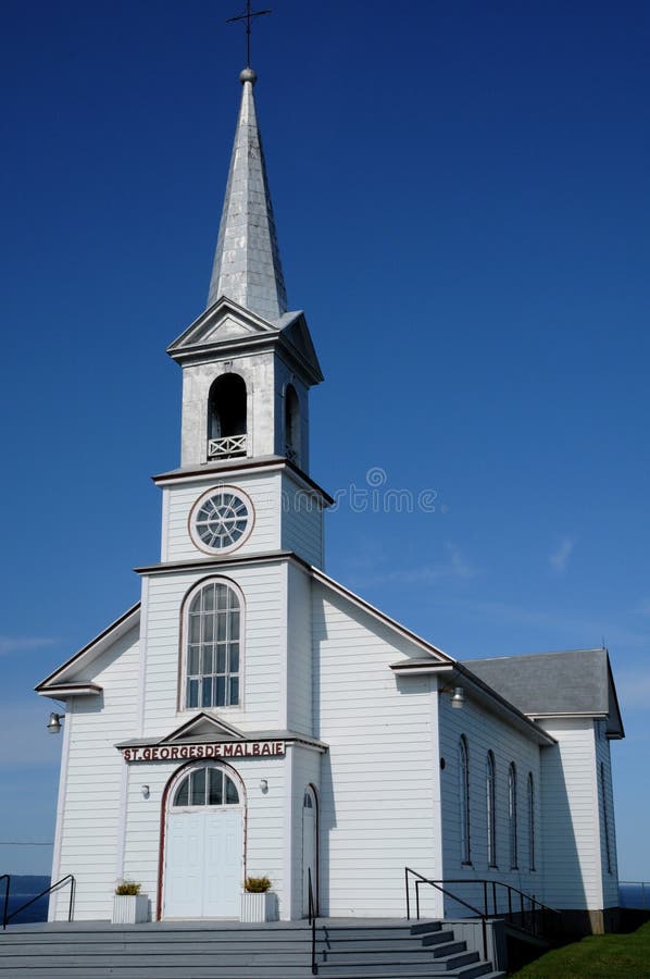 Quebec, the Cemetery of Saint De Malbaie Stock Image Image of