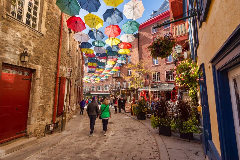 Umbrella Alley in Rue du Cul de Sac