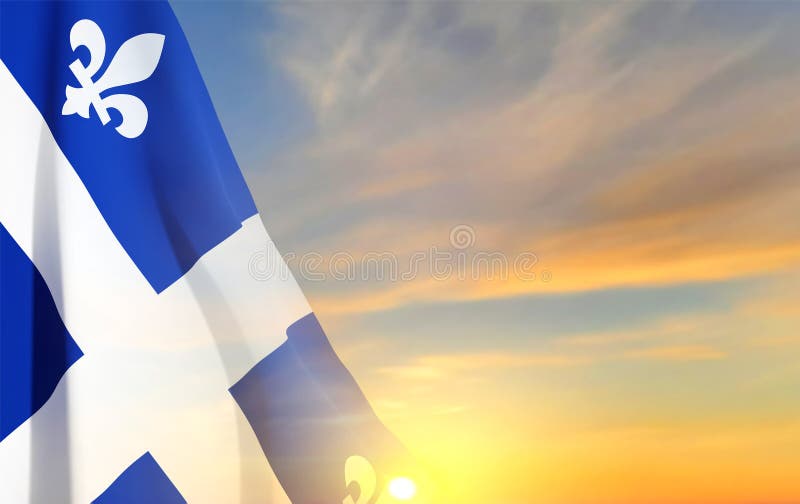 Quebec Flag Pole Stock Illustrations 239 Quebec Flag Pole Stock