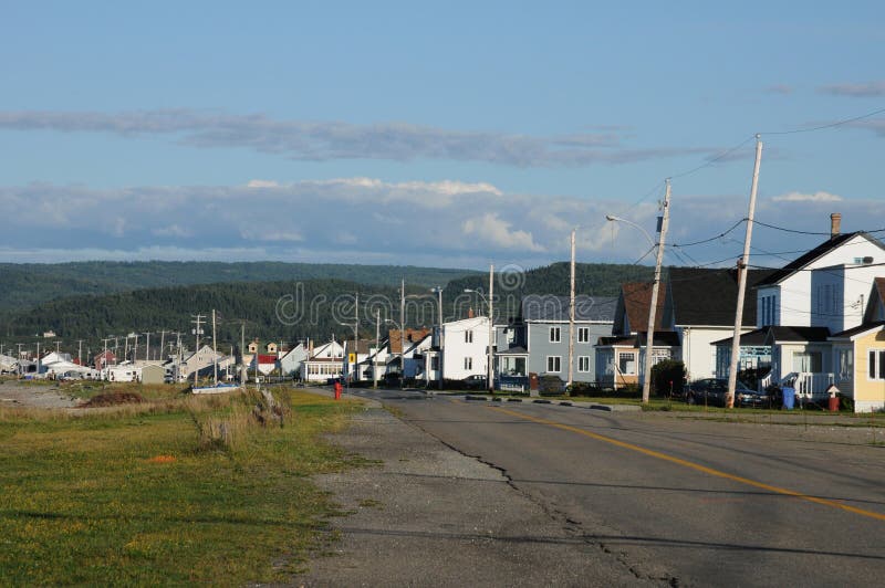 Quebec The Small Village Of Cap Chat In Gaspesie Stock Photo Image Of Chat Street Quebec The Small Village Of Cap Chat In Gaspesie Stock Photo Image Of Chat Street