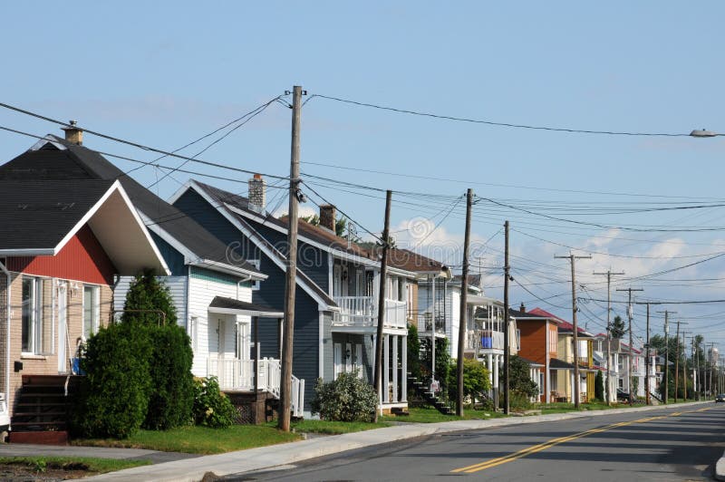 Quebec Small Village Saint Bruno Stock Photos Free & RoyaltyFree