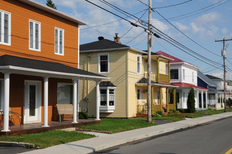 Quebec, the Small Village of Saint Bruno Stock Image Image of canada