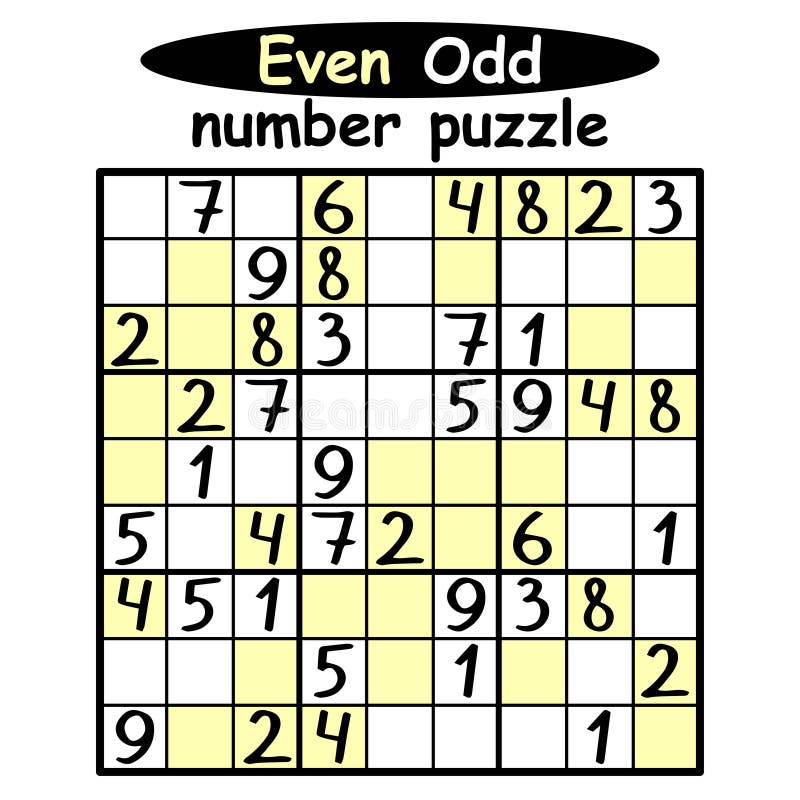 Até Um Estranho Jogo Sudoku Para Ilustração Vetorial De Iniciantes  Ilustração do Vetor - Ilustração de jogo, enigma: 258062537