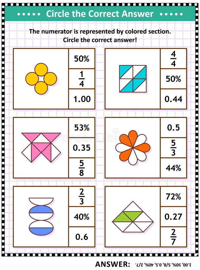 Flower Power, Ordem de Decimais, Frações e Porcentagens, Jogos  Divertidos de Matemática