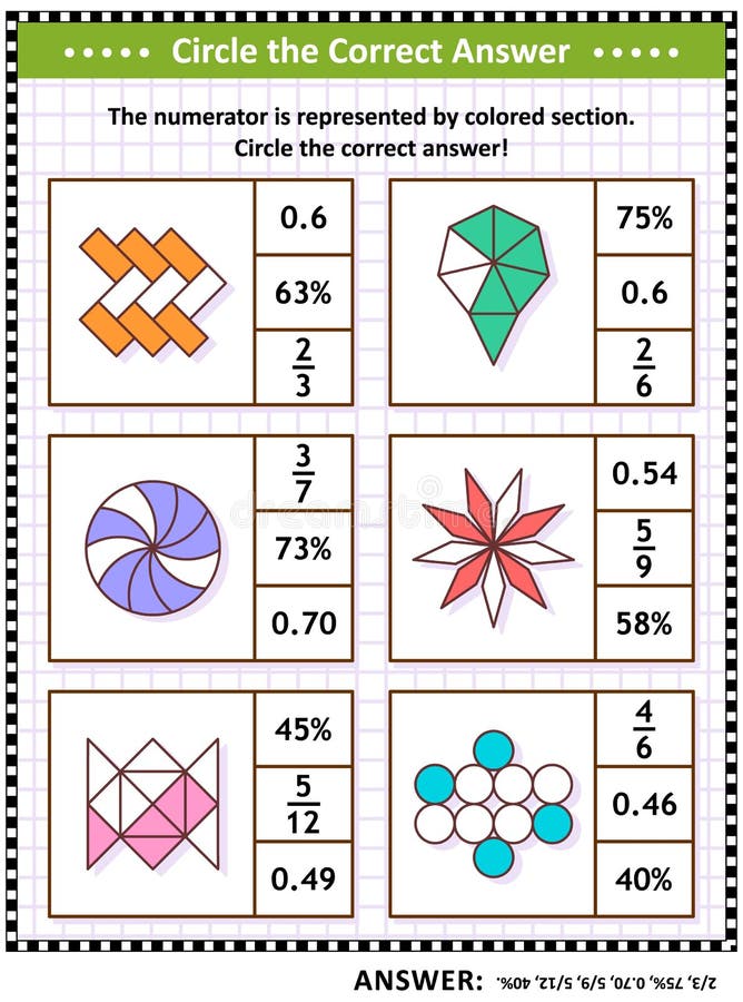 Flower Power, Ordem de Decimais, Frações e Porcentagens, Jogos  Divertidos de Matemática