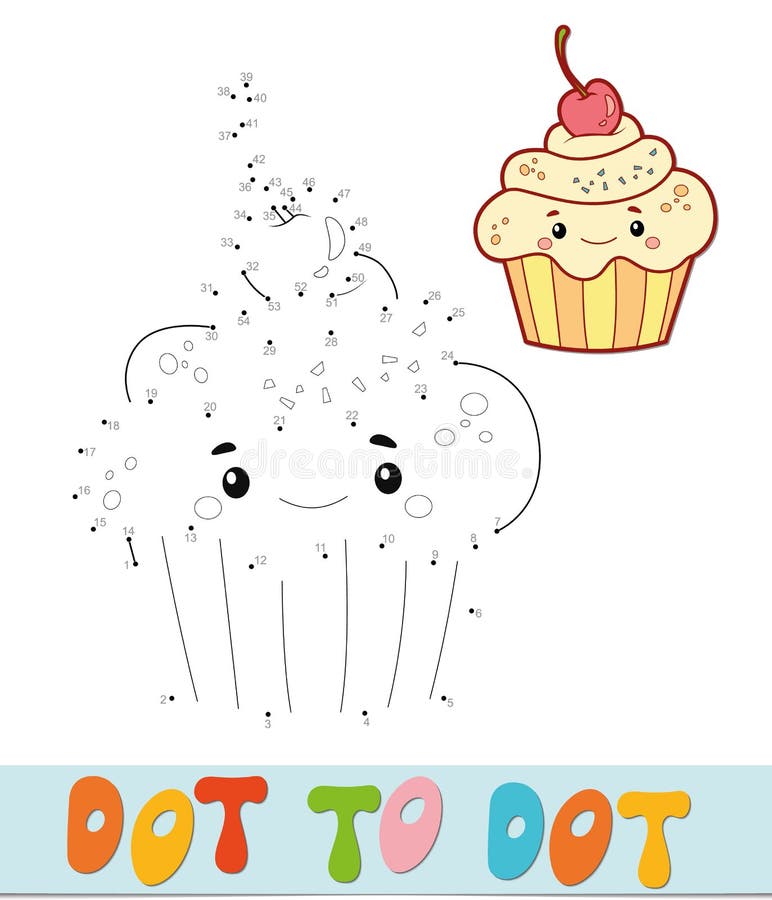 Vetores de Cupcake De Números Jogo e mais imagens de Bolo - Bolo, Joining  the Dots, Número - iStock