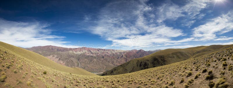 Quebrada de Humahuaca, Argentina do norte foto de stock royalty free