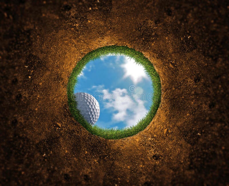 Queda da esfera de golfe