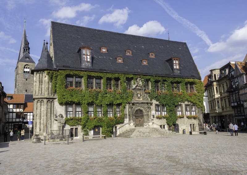 quedlinburg för marknadsställe royaltyfri bild quedlinburg för marknadsställe royaltyfri bild