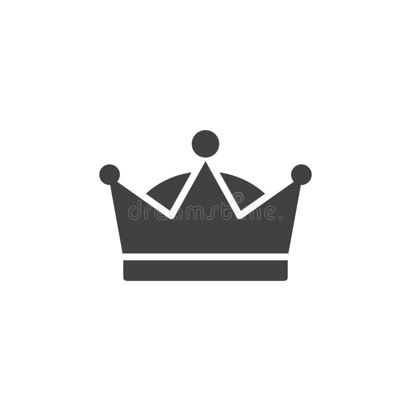Queen crown icon vector stock vector. Illustration of ...