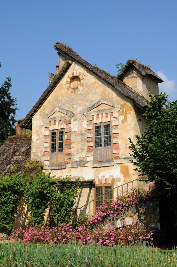 Queen Hamlet in the Park of Versailles Palace Stock Photo Image of