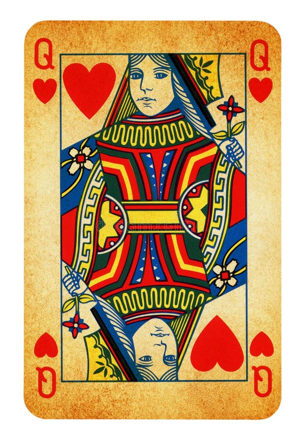 Queen Of Hearts Playing Card Clipart